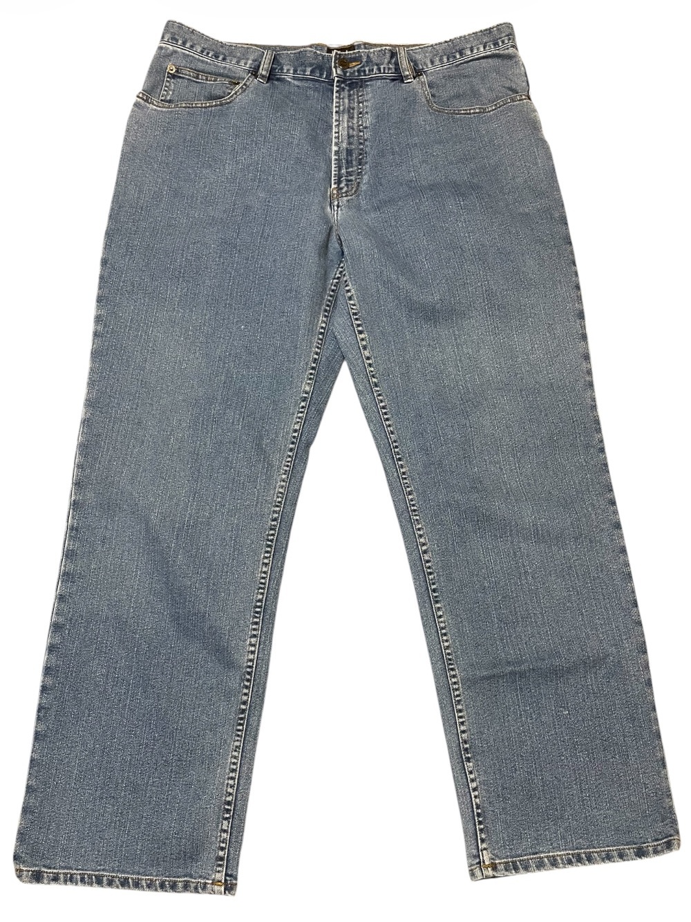 Men's Jos. A. Bank Traveler's Collection Jeans 40x32 Blue Straight Leg Stretch